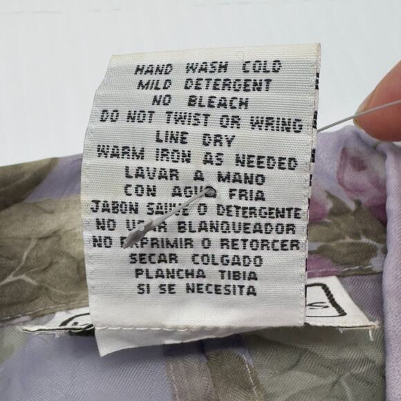 VTG Karin Stevens Dress Set 10 Maxi Sheer Floral Chiffon Ethereal Fairy Wedding - Picture 14 of 15